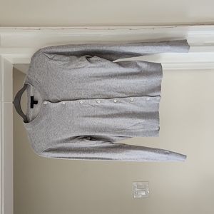 J. Crew grey cardigan - L